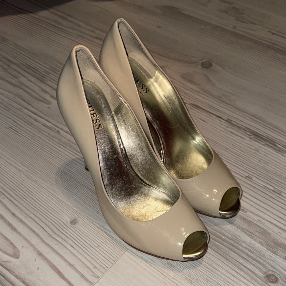 Guess by Marciano Peep Toe Heels, Size 7.5